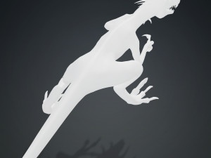DOWNLOAD RAPTOR 3D MODEL ANIMATED - RAPTOR VELOCIRAPTOR DINOSAUR DINOSAUR 3D Модель