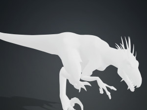 DOWNLOAD RAPTOR 3D MODEL ANIMATED - RAPTOR VELOCIRAPTOR DINOSAUR DINOSAUR 3D Модель