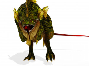 MONSTER DOWNLOAD RAPTOR DINOSAUR RAPTOR 3D MODEL RAPTOR RAPTOR DINOSAUR DINOSAUR GREEN MONSTER EVIL Model 3D