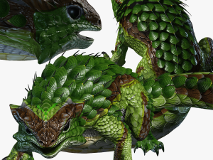 DINOSAUR REPTILE DOWNLOAD SPINEYLIZARD 3D MODEL SPINEYLIZARD CHARMANDER LIZARD DINOSAUR 3D-Modell