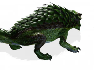 DINOSAUR REPTILE DOWNLOAD SPINEYLIZARD 3D MODEL SPINEYLIZARD CHARMANDER LIZARD DINOSAUR 3D Model