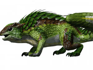 DINOSAUR REPTILE DOWNLOAD SPINEYLIZARD 3D MODEL SPINEYLIZARD CHARMANDER LIZARD DINOSAUR 3D Model