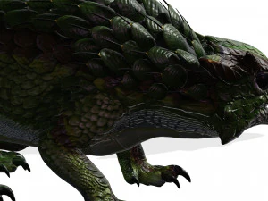 DINOSAUR REPTILE DOWNLOAD SPINEYLIZARD 3D MODEL SPINEYLIZARD CHARMANDER LIZARD DINOSAUR 3D Model