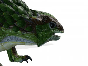 DINOSAUR REPTILE DOWNLOAD SPINEYLIZARD 3D MODEL SPINEYLIZARD CHARMANDER LIZARD DINOSAUR 3D Model