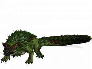 DINOSAUR REPTILE DOWNLOAD SPINEYLIZARD 3D MODEL SPINEYLIZARD CHARMANDER LIZARD DINOSAUR 3D Model