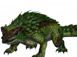 DINOSAUR REPTILE DOWNLOAD SPINEYLIZARD 3D MODEL SPINEYLIZARD CHARMANDER LIZARD DINOSAUR 3D Model