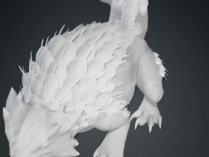 DINOSAUR REPTILE DOWNLOAD SPINEYLIZARD 3D MODEL SPINEYLIZARD CHARMANDER LIZARD DINOSAUR 3D 모델