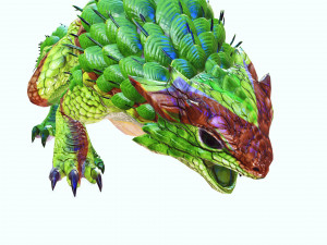 DINOSAUR DOWNLOAD SPINEYLIZARD 3D MODEL REPTILE EVIL MONSTER SPINEYLIZARD ANIMATED PREHISTORIC 3D Model