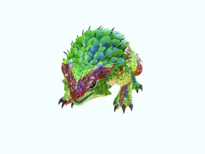 DINOSAUR DOWNLOAD SPINEYLIZARD 3D MODEL REPTILE EVIL MONSTER SPINEYLIZARD ANIMATED PREHISTORIC 3D Model