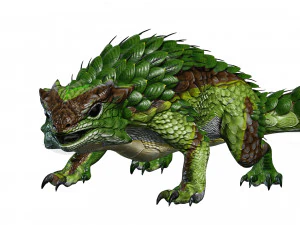 DINOSAUR DOWNLOAD SPINEYLIZARD 3D MODEL REPTILE EVIL MONSTER SPINEYLIZARD ANIMATED PREHISTORIC 3D Model