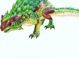 DINOSAUR DOWNLOAD SPINEYLIZARD 3D MODEL REPTILE EVIL MONSTER SPINEYLIZARD ANIMATED PREHISTORIC 3D Model