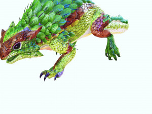 DINOSAUR DOWNLOAD SPINEYLIZARD 3D MODEL REPTILE EVIL MONSTER SPINEYLIZARD ANIMATED PREHISTORIC 3D Model