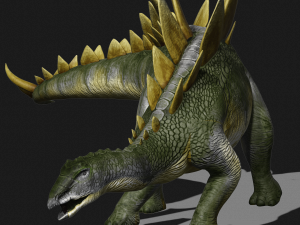 DINOSAUR DOWNLOAD STEGOSAURUS 3D MODEL STEGO ANIMATED STEGOSAURUS DINOSAUR RAPTOR MONSTER EVIL Modelo 3D