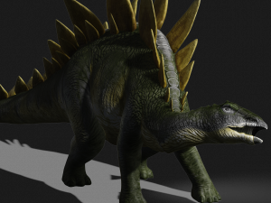 DINOSAUR DOWNLOAD STEGOSAURUS 3D MODEL STEGO ANIMATED STEGOSAURUS DINOSAUR RAPTOR MONSTER EVIL Modelo 3D