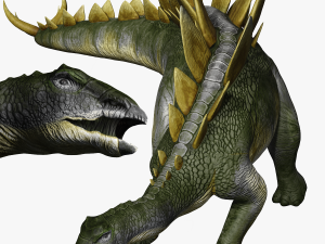 DINOSAUR DOWNLOAD STEGOSAURUS 3D MODEL STEGO ANIMATED STEGOSAURUS DINOSAUR RAPTOR MONSTER EVIL Modelo 3D