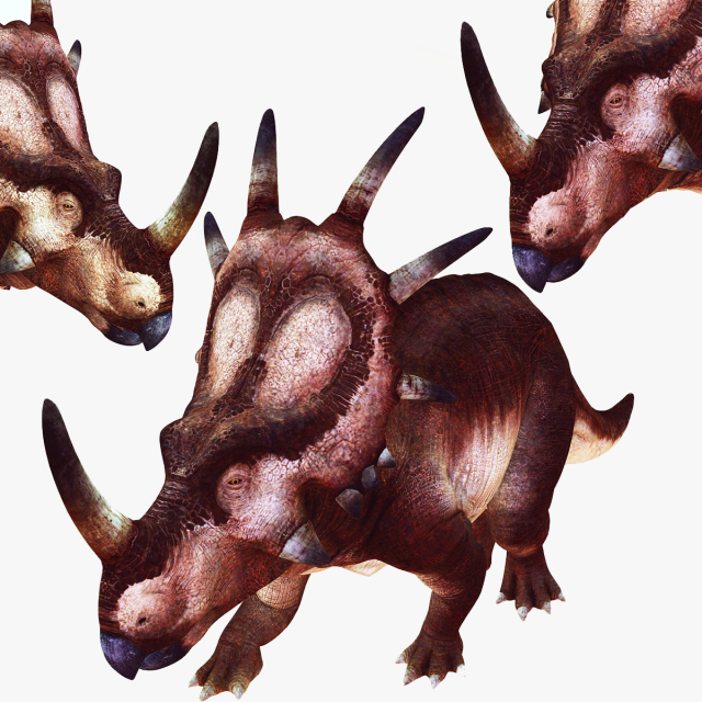 DINOSAUR DOWNLOAD STYRACOSAURUS 3D MODEL STYRACOSAURUS RAPTOR STYRACOSAURUS DINOSAUR REPTILE 3D Модель .c4d .max .obj .3ds .fbx .stl .blend 
