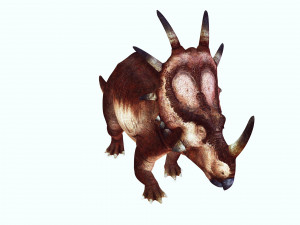 DINOSAUR DOWNLOAD STYRACOSAURUS 3D MODEL STYRACOSAURUS RAPTOR STYRACOSAURUS DINOSAUR REPTILE 3D Модель