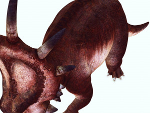 DINOSAUR DOWNLOAD STYRACOSAURUS 3D MODEL STYRACOSAURUS RAPTOR STYRACOSAURUS DINOSAUR REPTILE 3D Модель