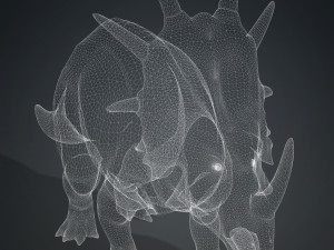 DINOSAUR DOWNLOAD STYRACOSAURUS 3D MODEL STYRACOSAURUS RAPTOR STYRACOSAURUS DINOSAUR REPTILE 3D Модель