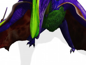 DINOSAUR DOWNLOAD TAPEJARA 3D MODEL TAPEJARA BIRD TAPEJARA RAPTOR DINOSAUR RAPTOR TAPEJAR MONSTER 3D 模型