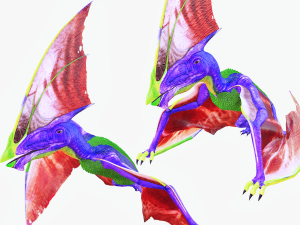 DINOSAUR DOWNLOAD TAPEJARA 3D MODEL TAPEJARA BIRD TAPEJARA RAPTOR DINOSAUR RAPTOR TAPEJAR MONSTER 3D 模型