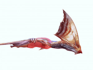 TAPEJARA MONSTER TAPEJARA TAPEJARA DINOSAUR BIRD EVIL TAPEJARA DINOSAUR DINOSAUR JURASSIC Low-poly 3D Model