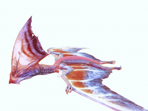 TAPEJARA MONSTER TAPEJARA TAPEJARA DINOSAUR BIRD EVIL TAPEJARA DINOSAUR DINOSAUR JURASSIC Low-poly 3D Model