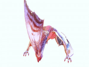 TAPEJARA MONSTER TAPEJARA TAPEJARA DINOSAUR BIRD EVIL TAPEJARA DINOSAUR DINOSAUR JURASSIC Low-poly 3D Model