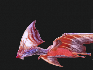TAPEJARA MONSTER TAPEJARA TAPEJARA DINOSAUR BIRD EVIL TAPEJARA DINOSAUR DINOSAUR JURASSIC Low-poly 3D Model