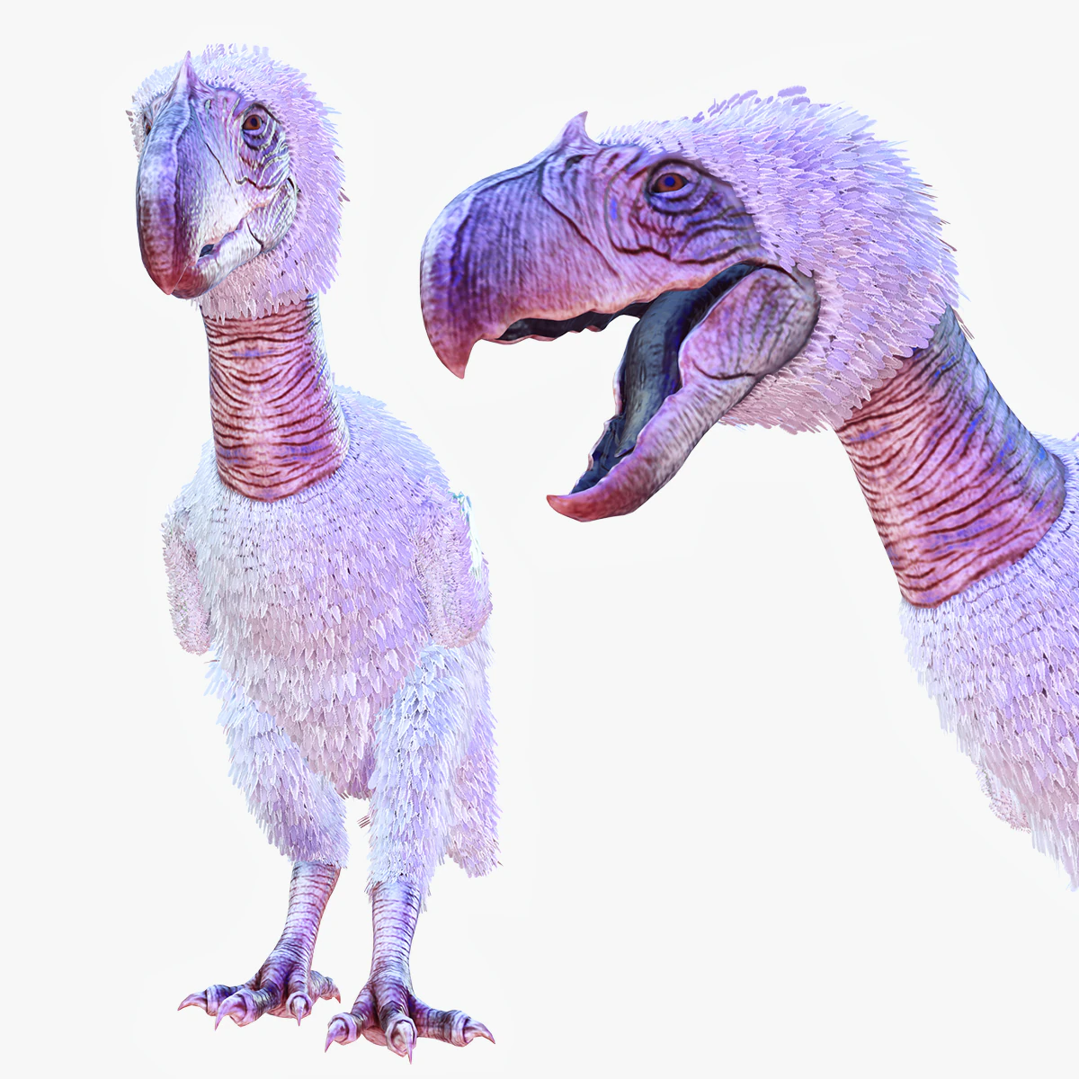 BIRD OF PREY TERROR HORROR DEMON DEVIL RAPTOR DINOSAUR EVIL FLYING PREHISTORIC CHARIZARD TERROR 3D Model .c4d .max .obj .3ds .fbx .stl .blend 