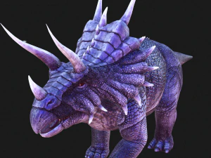 DOWNLOAD TRICERATOPS 3D MODEL TRICERATOPS TRICERATOPS REPTILE DINOSAUR MONSTER DINOSAUR devil 3D Model