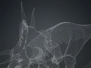 DOWNLOAD TRICERATOPS 3D MODEL TRICERATOPS TRICERATOPS REPTILE DINOSAUR MONSTER DINOSAUR devil 3D Model