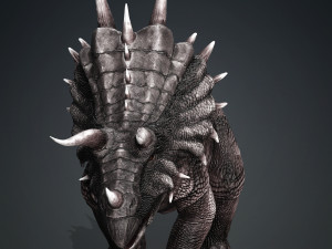 DOWNLOAD TRICERATOPS 3D MODEL TRICERATOPS DEVIL REPTILE TRICERATOPS DINOSAUR DINOSAUR MONSTER 3D-Modell
