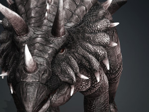 DOWNLOAD TRICERATOPS 3D MODEL TRICERATOPS DEVIL REPTILE TRICERATOPS DINOSAUR DINOSAUR MONSTER 3D-Modell