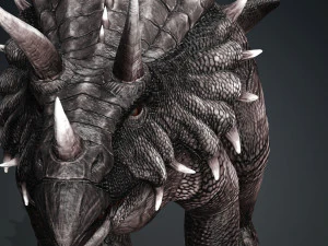 SCARICA TRICERATOPO MODELLO 3D TRICERATOPO DIAVOLO RETTILE TRICERATOPO DINOSAURO DINOSAURO MOSTRO Modello 3D