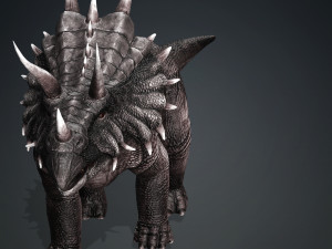 DOWNLOAD TRICERATOPS 3D MODEL TRICERATOPS DEVIL REPTILE TRICERATOPS DINOSAUR DINOSAUR MONSTER 3D-Modell