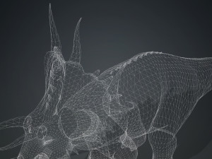 DOWNLOAD TRICERATOPS 3D MODEL TRICERATOPS DEVIL REPTILE TRICERATOPS DINOSAUR DINOSAUR MONSTER 3D-Modell
