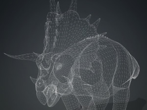 DOWNLOAD TRICERATOPS 3D MODEL TRICERATOPS DEVIL REPTILE TRICERATOPS DINOSAUR DINOSAUR MONSTER 3D-Modell