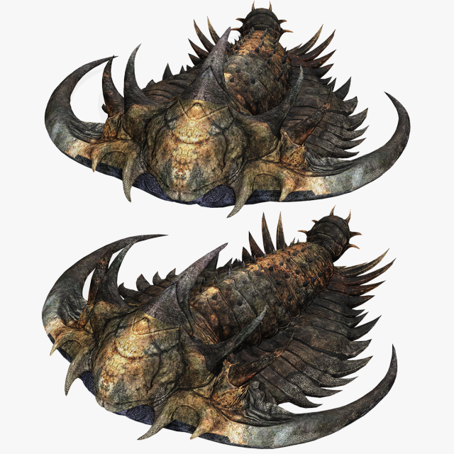 TRILOBITE DINOSAUR DOWNLOAD TRILOBITE 3D MODEL TRILOBITE BEETLE ARTHROPOD TRILOBITE DEVIL 3D Модель .c4d .max .obj .3ds .fbx .stl .blend 