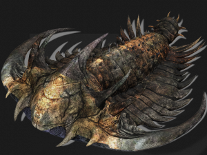 TRILOBITE DINOSAUR DOWNLOAD TRILOBITE 3D MODEL TRILOBITE BEETLE ARTHROPOD TRILOBITE DEVIL 3D Модель