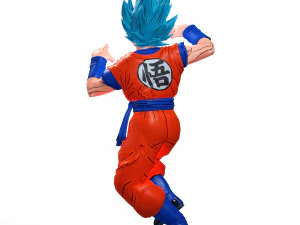 DRAGON BALL GOKU MODELLO 3D RIGGED GOKU GIRL GIRL GOKU BOY super saiyan blu Modello 3D