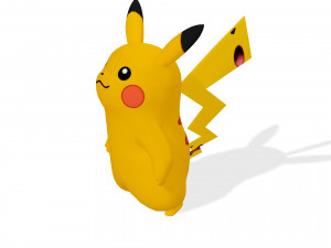 PIKACHU POKMON PIKACHU 3D MODEL RIGGED PIKACHU DINOSAUR POKMON POKMON 3D 모델