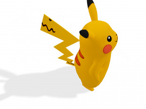 PIKACHU POKMON PIKACHU 3D MODEL RIGGED PIKACHU DINOSAUR POKMON POKMON 3D 모델