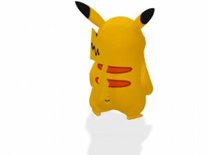 PIKACHU POKMON PIKACHU 3D MODEL RIGGED PIKACHU DINOSAUR POKMON POKMON 3D 모델