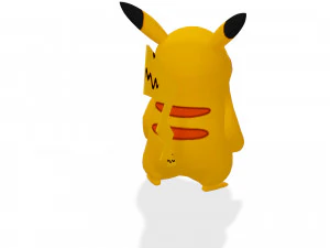 피카츄 포켓몬 피카츄 3D 모델 조작된 피카츄 공룡 포켓몬 포켓몬 3D 모델
