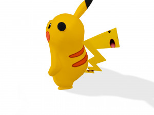 PIKACHU POKMON PIKACHU 3D MODEL RIGGED PIKACHU DINOSAUR POKMON POKMON 3D 모델