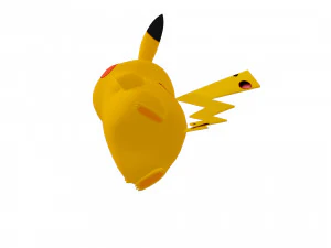 피카츄 포켓몬 피카츄 3D 모델 조작된 피카츄 공룡 포켓몬 포켓몬 3D 모델