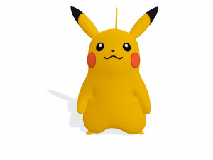 PIKACHU POKMON PIKACHU 3D MODEL RIGGED PIKACHU DINOSAUR POKMON POKMON 3D 모델