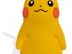 피카츄 포켓몬 피카츄 3D 모델 조작된 피카츄 공룡 포켓몬 포켓몬 3D 모델