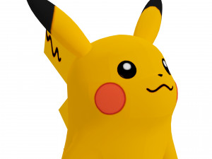 PIKACHU POKMON PIKACHU 3D MODEL RIGGED PIKACHU DINOSAUR POKMON POKMON 3D 모델